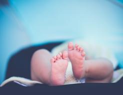 beautiful Baby Feet close up