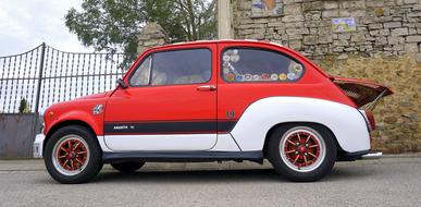 Seat 600 Red Classic Antique car