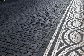 Road Mosaic Away