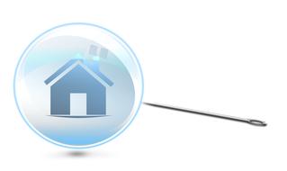 housing bubble property drawing