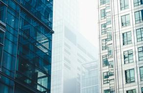 glass in the details of modern architecture