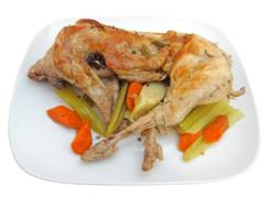Rabbit Whole Cooked