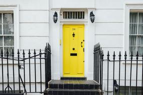 Door Entrance yellow