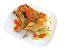 Rabbit Whole Cooked
