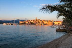 landscape of wonderful Medieval Town in Croatia