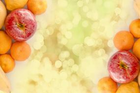 Fruits Background drawing