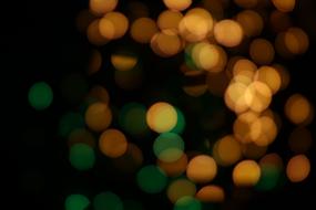 orange Bokeh Light Background drawing