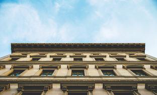 Building Facade, low angle shot