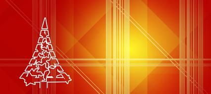 christmas abstract background red drawing