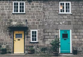 facade of an old stone house