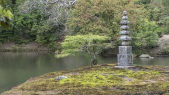 Religion Japan Art in garden