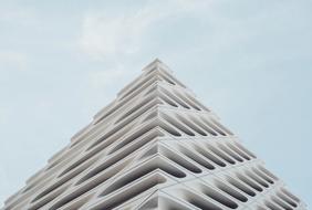 beautiful white Art Building