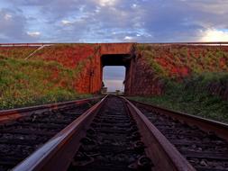 stone arch on the railroad