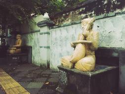 Roadside Statue Scenery
