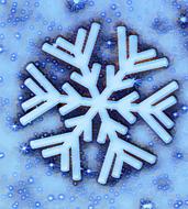 snowflake winter background drawing