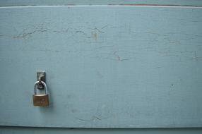 Lock Door blue
