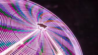 Abstract Amusement Park Blur drawing