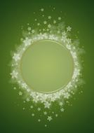 christmas map star green drawing
