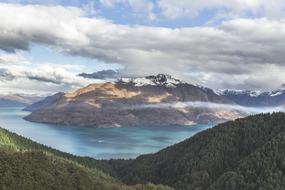 Clouds Landscape Mountains