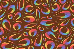 abstract colorful background, organic shapes