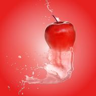 apple and water