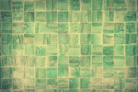 Tiles Backdrop Bathroom green