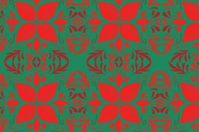 christmas red background drawing