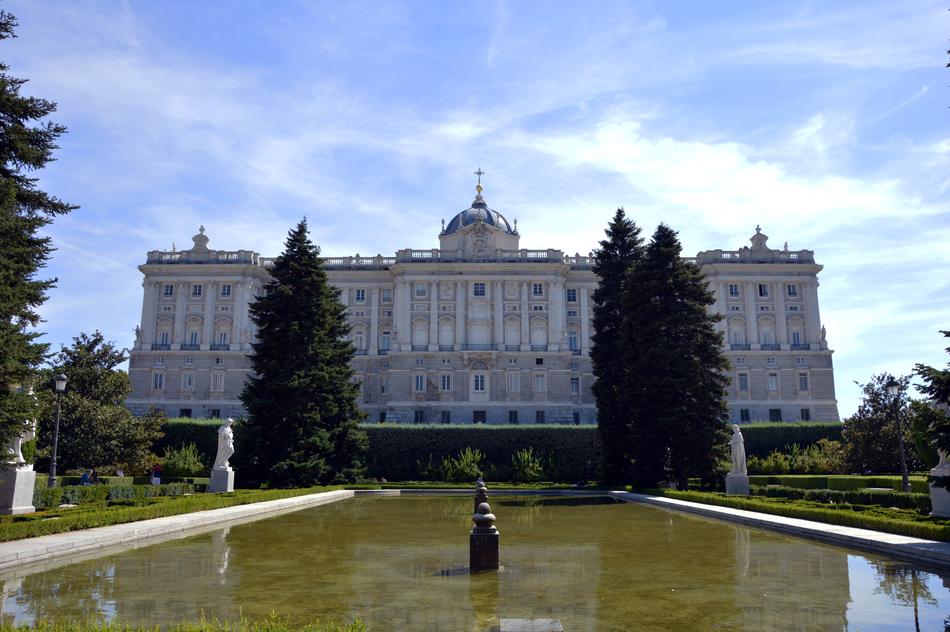 Royal Palace of Palacio Real in Madrid