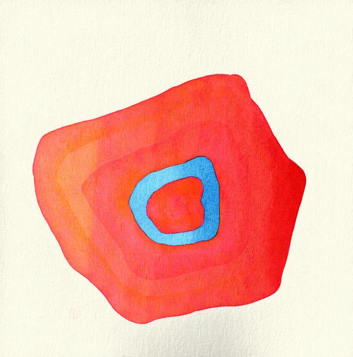 art design background red drawing