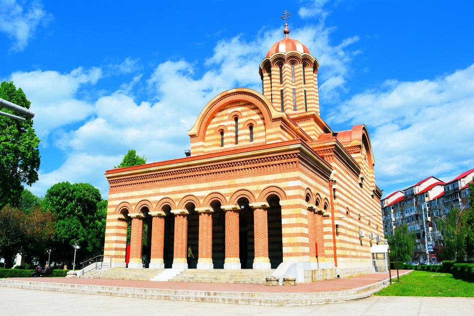 church building in targoviste, romania