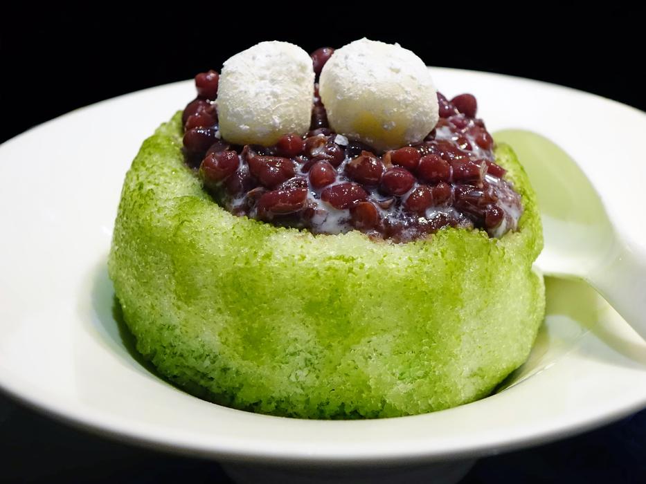 Dessert Red Bean Ice Green