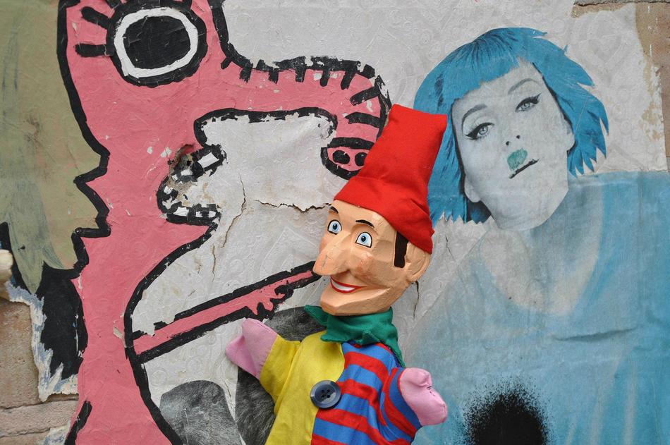 Puppet Blue Clown