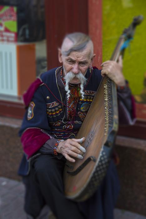 bandura player in Ukraine