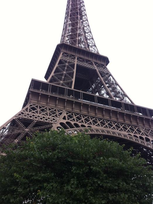 Paris tower landscape view