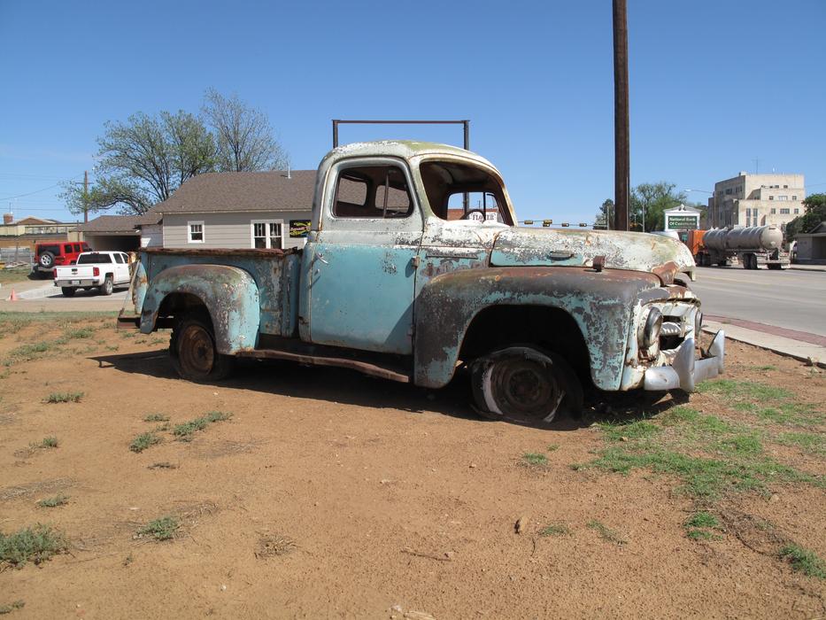 Abandoned Truck Leave Car