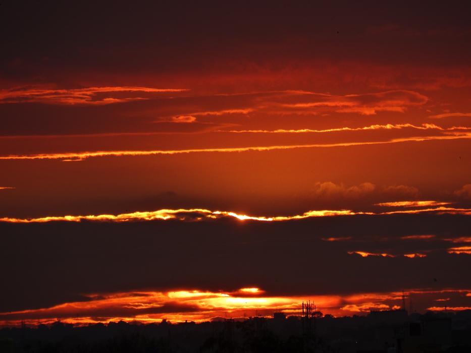 Beauty Colored Beautiful Sky at Nature