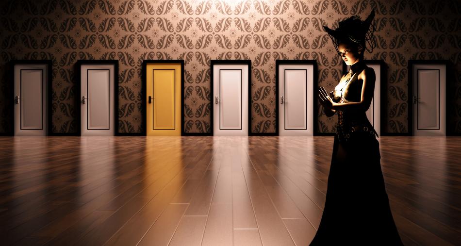 doors fantasy wall floor