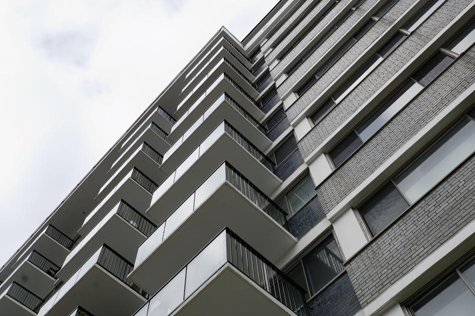 modern facade of a building in canada