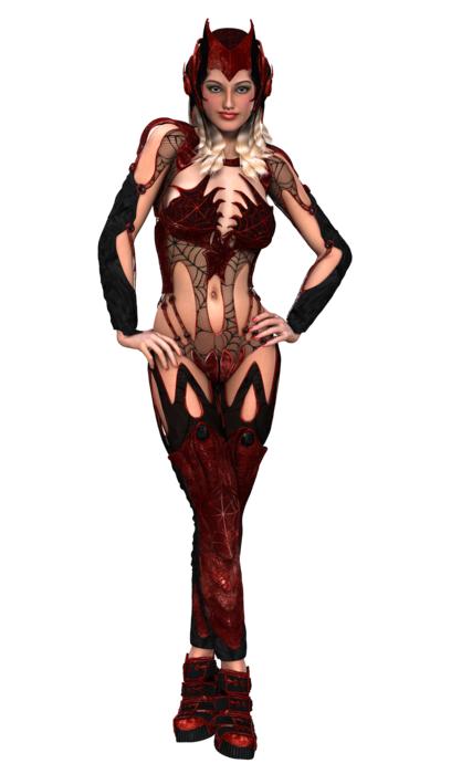 woman wait female pose 3d fantasy