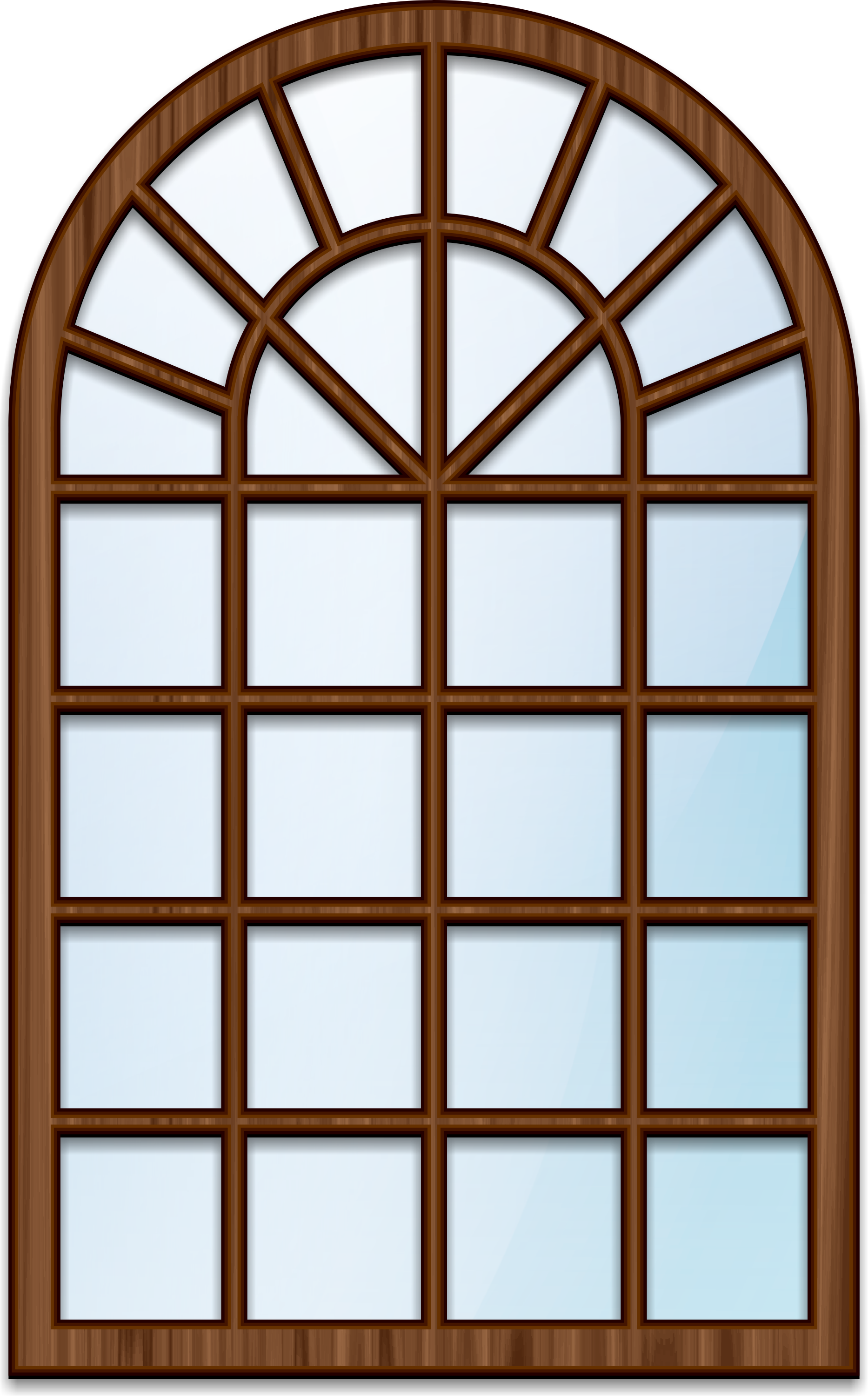 Arched Lattice Window Drawing Free Image Download