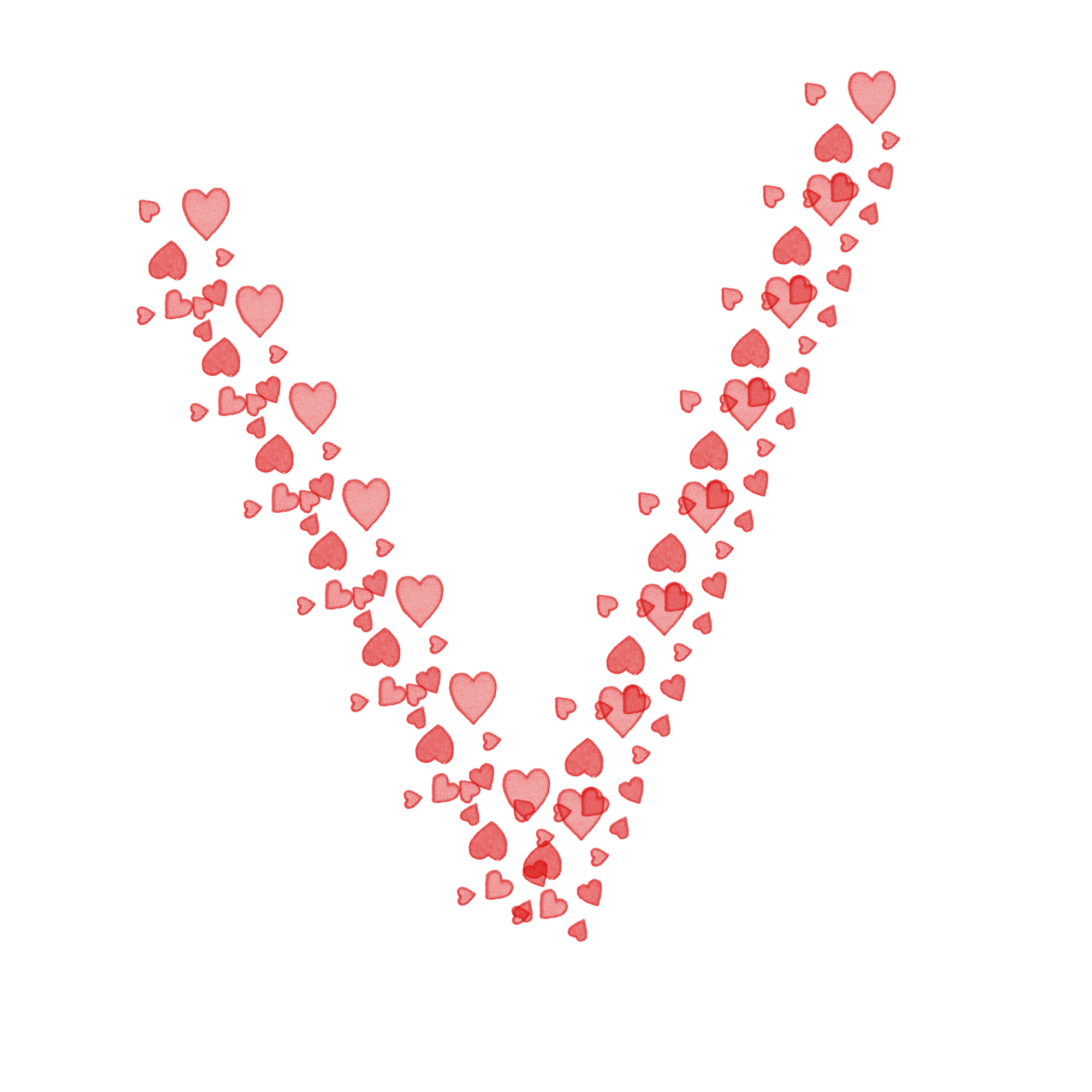 V of hearts pattern free image download
