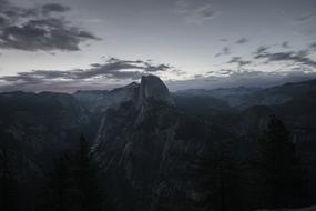 Landscape Mountain Peak Mountains