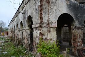 ruined old building in Tapera, Brazil