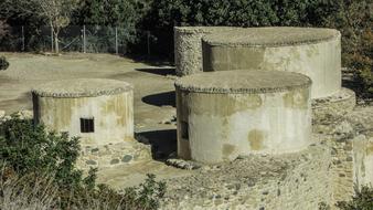 architecture in Choirokoitia village, Cyprus