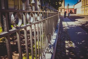 Fence Street Yard St Petersburg