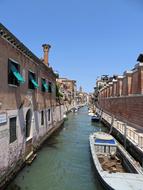 stone buildings along a canal in Venice
