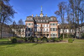 Bolongaro Palace in garden, germany, Frankfurt