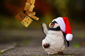 Penguin and paper Figure