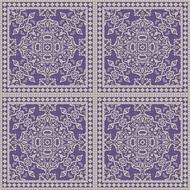 decorative purple tiles