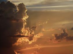 Clouds at Sunset Twilight